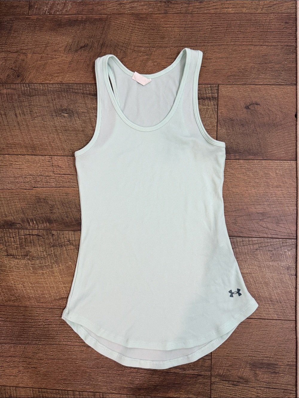 Under Armour Mint Green Ribbed Tank Top